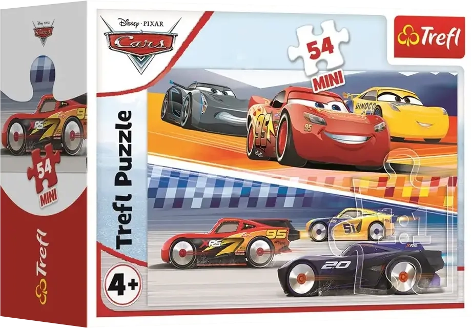 Trefl Race Scene in Cars 3 Mini Puzzle - 54 Pcs  for sale in Egypt from Games2Egypt