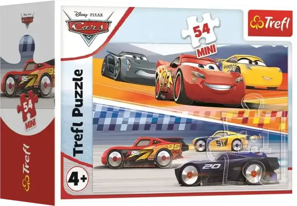 Trefl Race Scene in Cars 3 Mini Puzzle - 54 Pcs