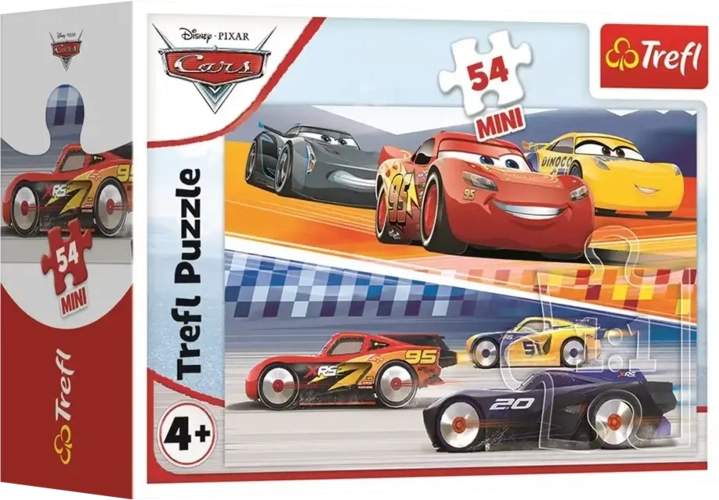 Trefl Race Scene in Cars 3 Mini Puzzle - 54 Pcs