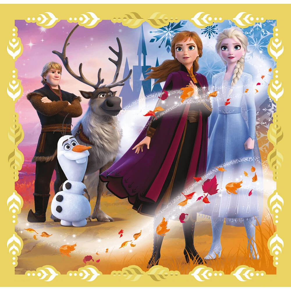 Trefl 3 in 1 Frozen II (2) Puzzle - 50 + 36 + 20  for sale in Egypt from Games2Egypt