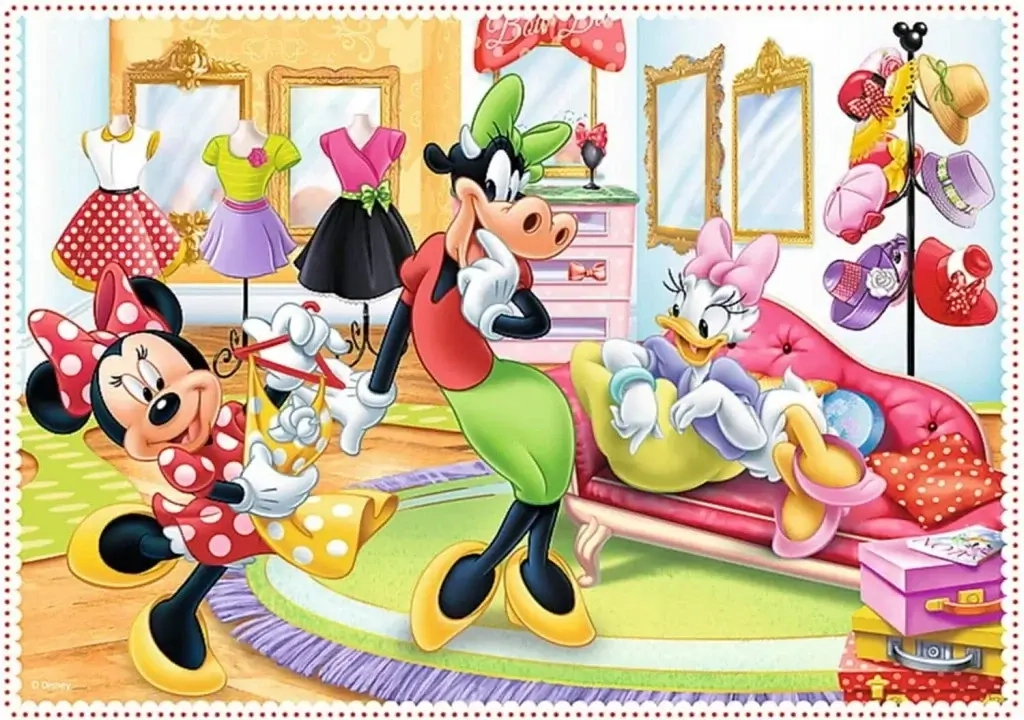 Trefl 4 in 1 Disney Minnie with Friends Puzzle - 24 + 20 + 15 +12  for sale in Egypt from Games2Egypt