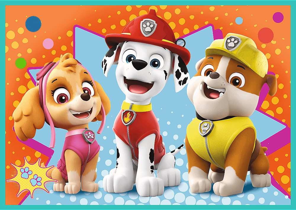 Trefl 4 in 1 Happy Paw Patrol Puzzle - 24 + 20 + 15 +12  for sale in Egypt from Games2Egypt