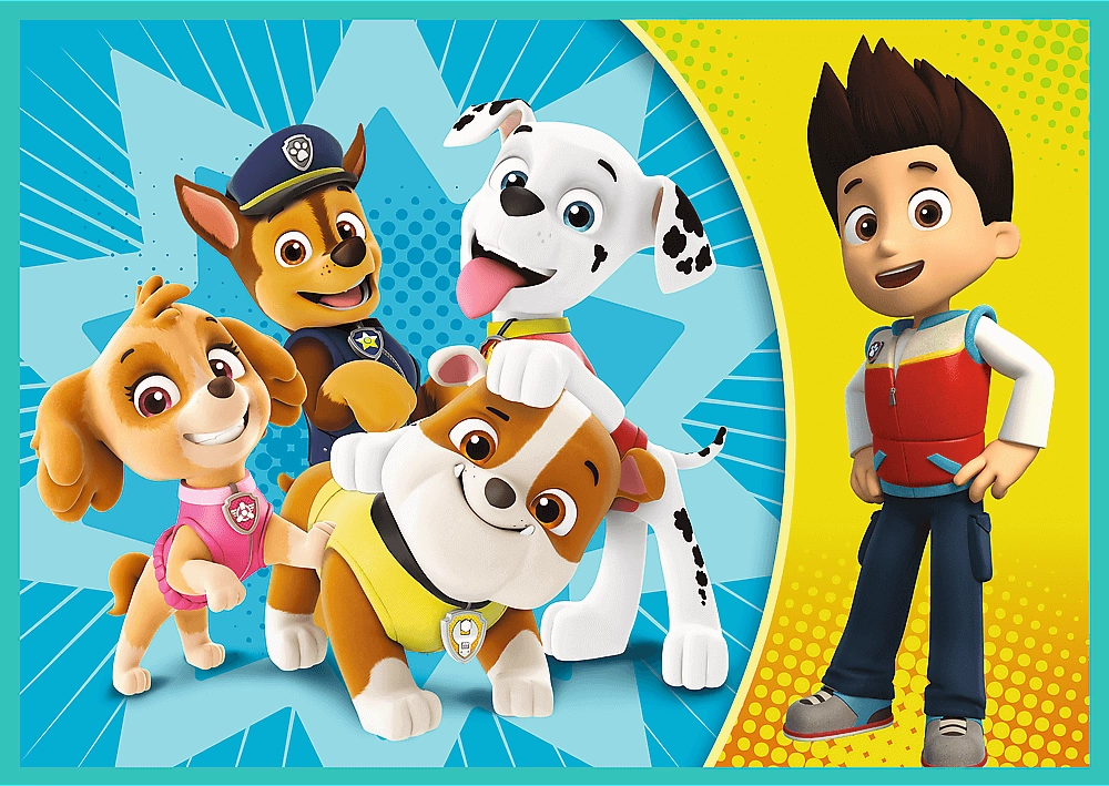 Trefl 4 in 1 Happy Paw Patrol Puzzle - 24 + 20 + 15 +12  for sale in Egypt from Games2Egypt