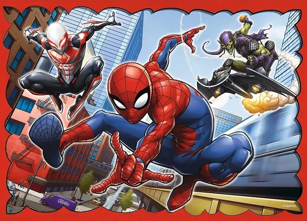 Trefl 4 in 1 Spider-Man Puzzle - 70 + 54 + 48 + 35  for sale in Egypt from Games2Egypt