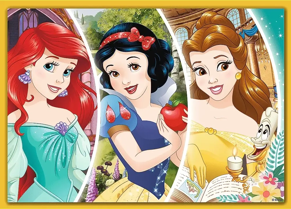 Trefl 4 in 1 Disney Princess Puzzle - 70 + 54 + 48 + 35  for sale in Egypt from Games2Egypt