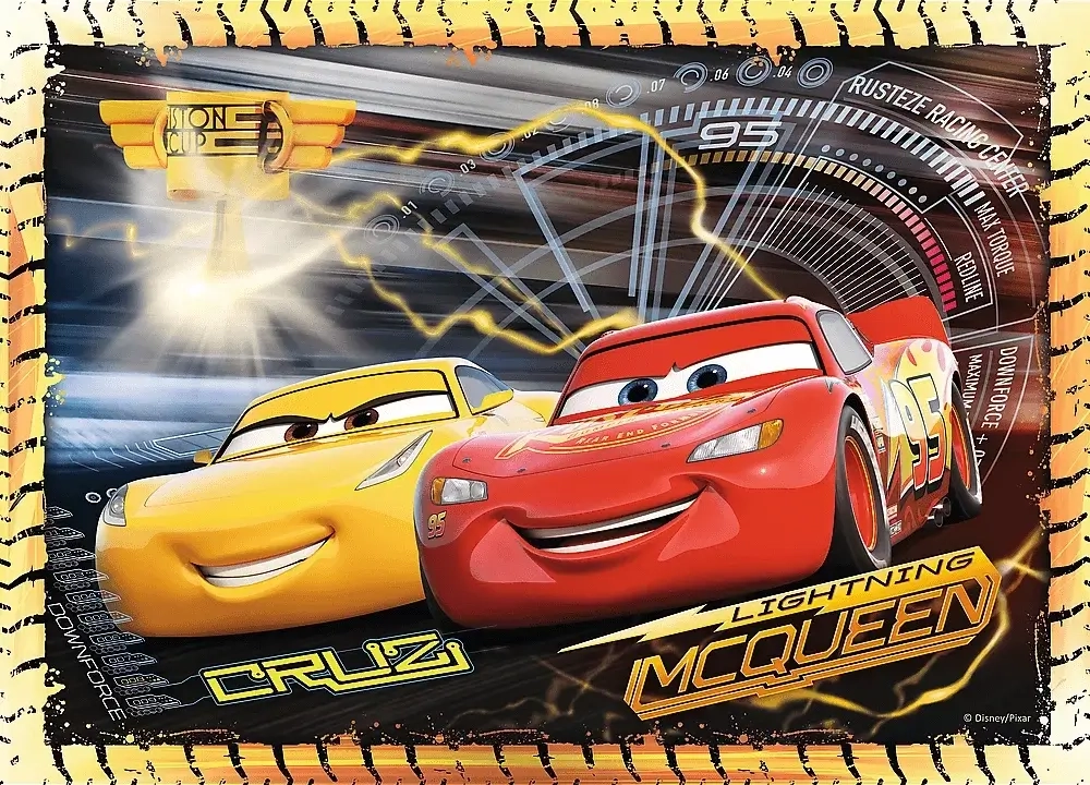 Trefl 4 in 1 Disney Cars Puzzle - 70 + 54 + 48 + 35  for sale in Egypt from Games2Egypt