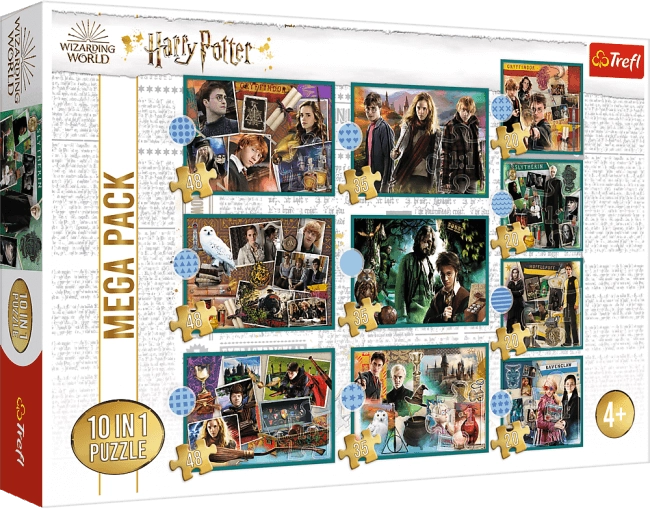 Trefl 10 in 1 Harry Potter Puzzle - 43 + 35 + 20  for sale in Egypt from Games2Egypt