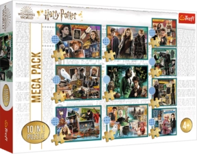 Trefl 10 in 1 Harry Potter Puzzle - 43 + 35 + 20