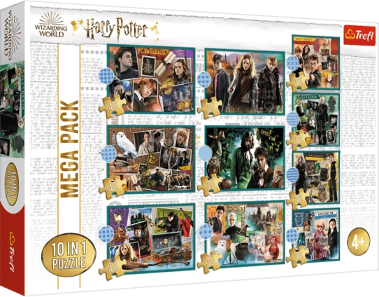 Trefl 10 in 1 Harry Potter Puzzle - 43 + 35 + 20