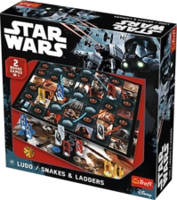 Trefl Star Wars Snakes & Ledders and Ludo Board Game