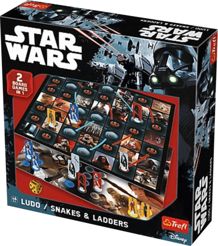 Trefl Star Wars Snakes & Ledders and Ludo Board Game