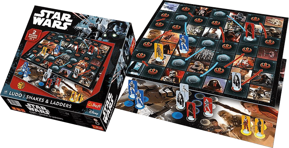 Trefl Star Wars Snakes & Ledders and Ludo Board Game  for sale in Egypt from Games2Egypt