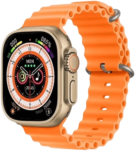 Sp8 Ultra Smart Watch With 2 Straps (Orange and Black)  for sale in Egypt from Games2Egypt