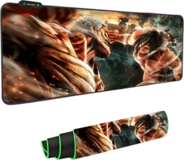 Anime: Attack on Titan (AoT) RGB Gaming Mouse Pad - Large  for sale in Egypt from Games2Egypt