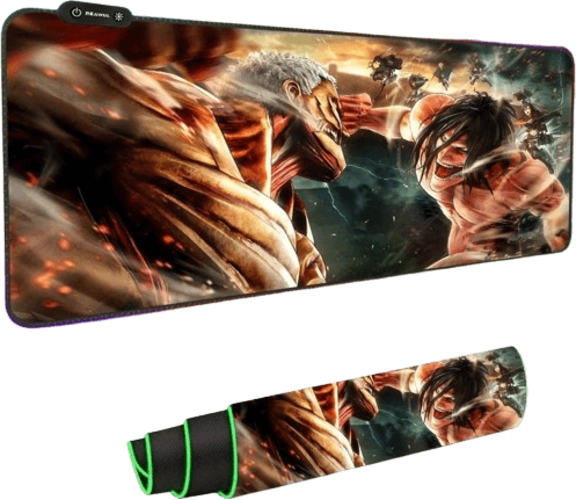 Anime: Attack on Titan (AoT) RGB Gaming Mouse Pad - Large  for sale in Egypt from Games2Egypt