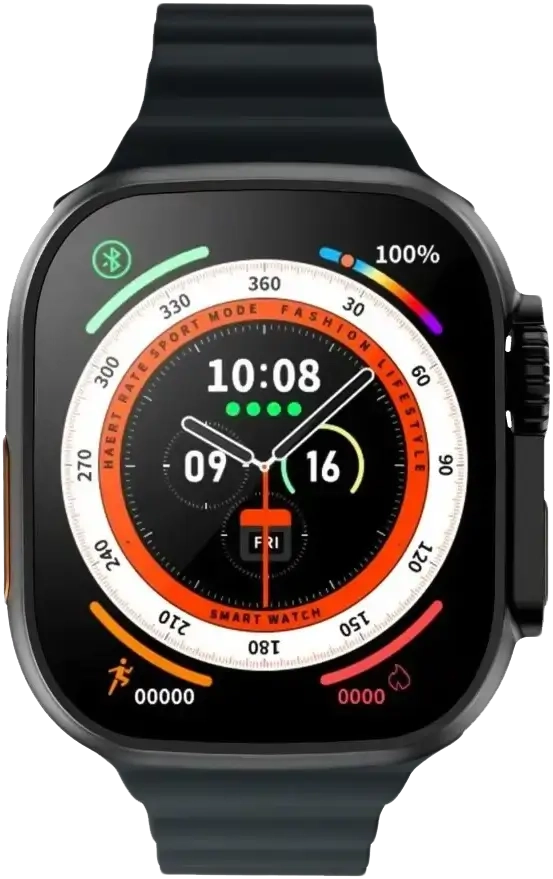 F1 Ultra Max Smart Watch (Black and Orange)  for sale in Egypt from Games2Egypt