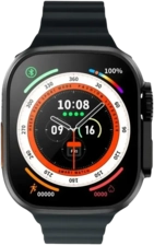 F1 Ultra Max Smart Watch (Black and Orange)