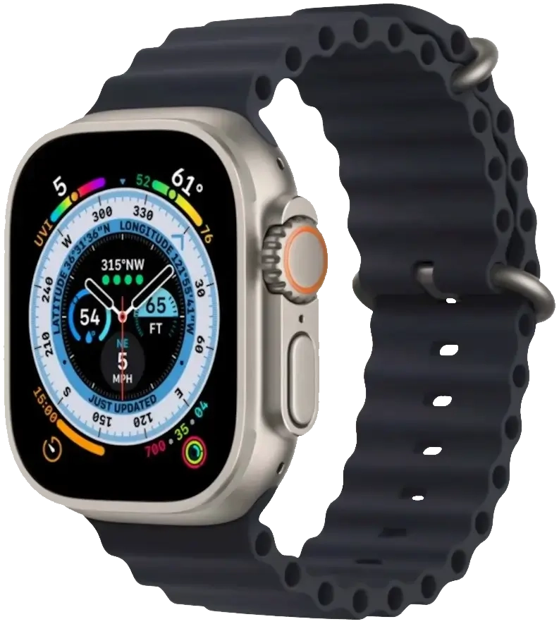 F1 Ultra Max Smart Watch (Black and Orange)  for sale in Egypt from Games2Egypt