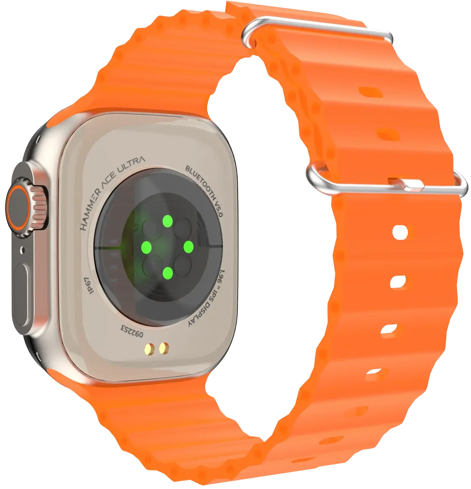 F1 Ultra Max Smart Watch (Black and Orange)  for sale in Egypt from Games2Egypt