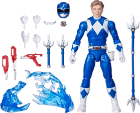 Hasbro Power Rangers - Mighty Morphin Blue Ranger - 6-Inch Action Figure