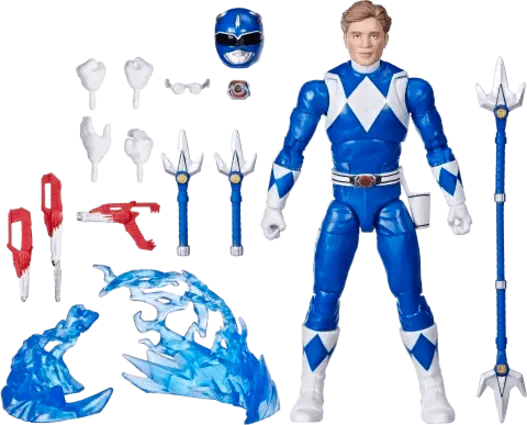 Hasbro Power Rangers - Mighty Morphin Blue Ranger - 6-Inch Action Figure