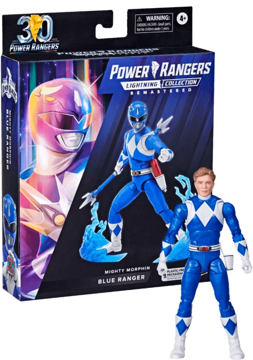 Hasbro Power Rangers - Mighty Morphin Blue Ranger - 6-Inch Action Figure  for sale in Egypt from Games2Egypt