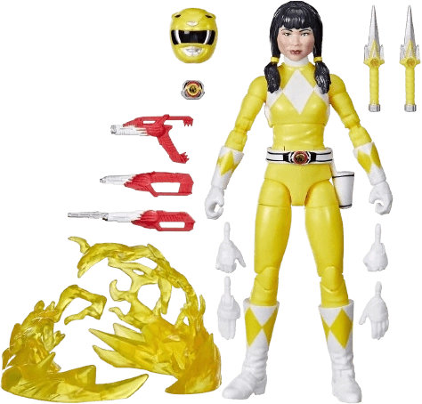 Hasbro Power Rangers - Mighty Morphin Yellow Ranger - 6-Inch Action Figure  for sale in Egypt from Games2Egypt