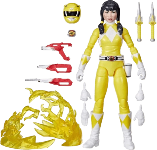 Hasbro Power Rangers - Mighty Morphin Yellow Ranger - 6-Inch Action Figure