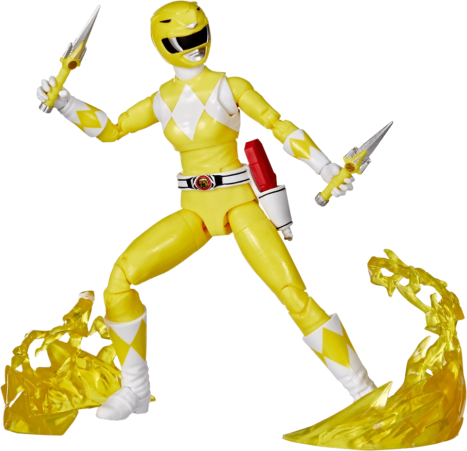 Hasbro Power Rangers - Mighty Morphin Yellow Ranger - 6-Inch Action Figure  for sale in Egypt from Games2Egypt