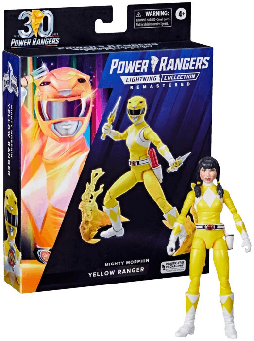 Hasbro Power Rangers - Mighty Morphin Yellow Ranger - 6-Inch Action Figure  for sale in Egypt from Games2Egypt