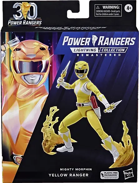 Hasbro Power Rangers - Mighty Morphin Yellow Ranger - 6-Inch Action Figure  for sale in Egypt from Games2Egypt