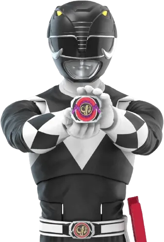 Hasbro Power Rangers - Mighty Morphin Black Ranger - 6-Inch Action Figure  for sale in Egypt from Games2Egypt