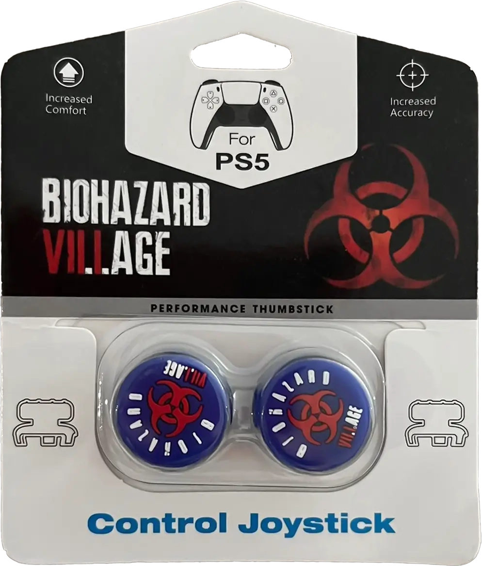 Biohazard Village Analog Freek and Grips for PS5 and PS4 - Blue  for sale in Egypt from Games2Egypt