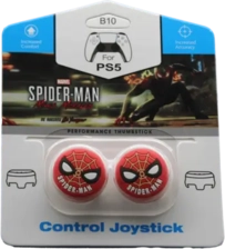 Spider Man Analog Freek and Grips for PS5 and PS4 - Red  -  for sale in Egypt from Games2Egypt