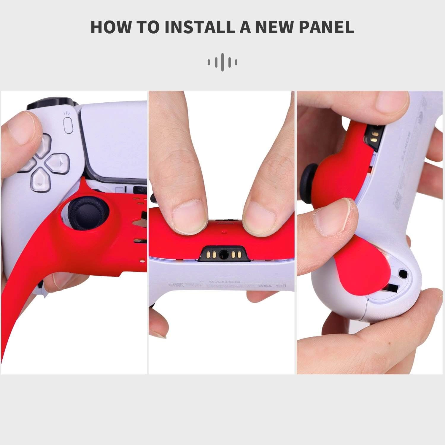 PS5 Controller Decorative Strip - Red  for sale in Egypt from Games2Egypt