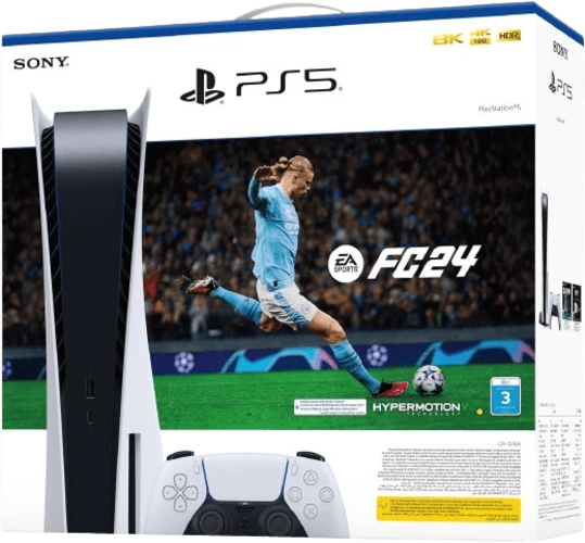 PlayStation 5 Console + EA SPORTS FC 24 Voucher - (1y) Warranty