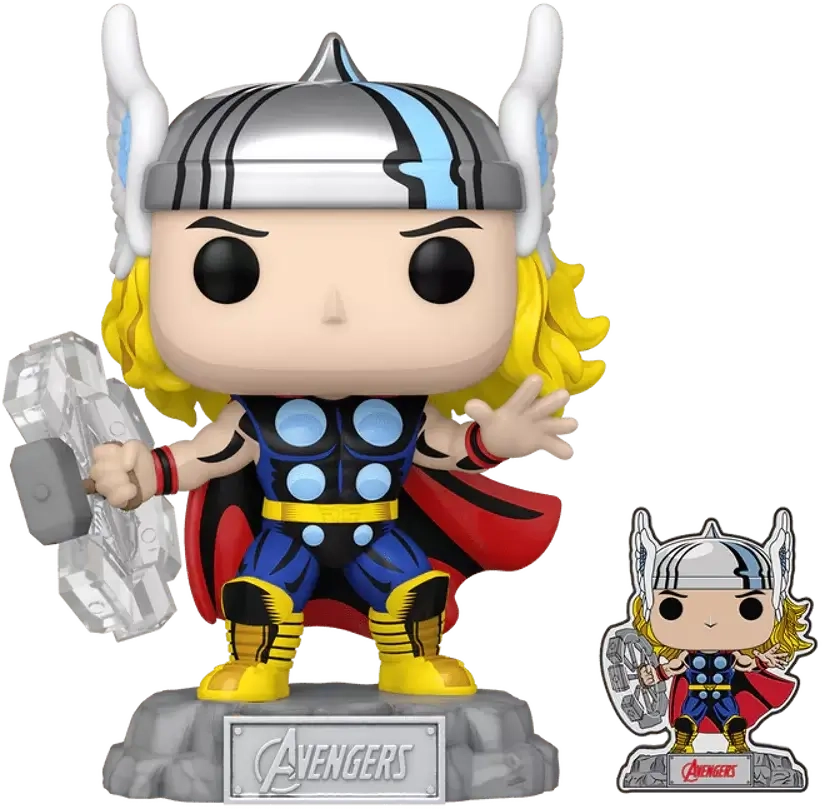 Funko Pop! Marvel: The Avengers Comic - Thor W/ Pin (Exc)  for sale in Egypt from Games2Egypt