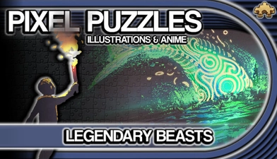 Pixel Puzzles Illustrations & Anime - Jigsaw Pack: Legendary Beasts -  for sale in Egypt from Games2Egypt