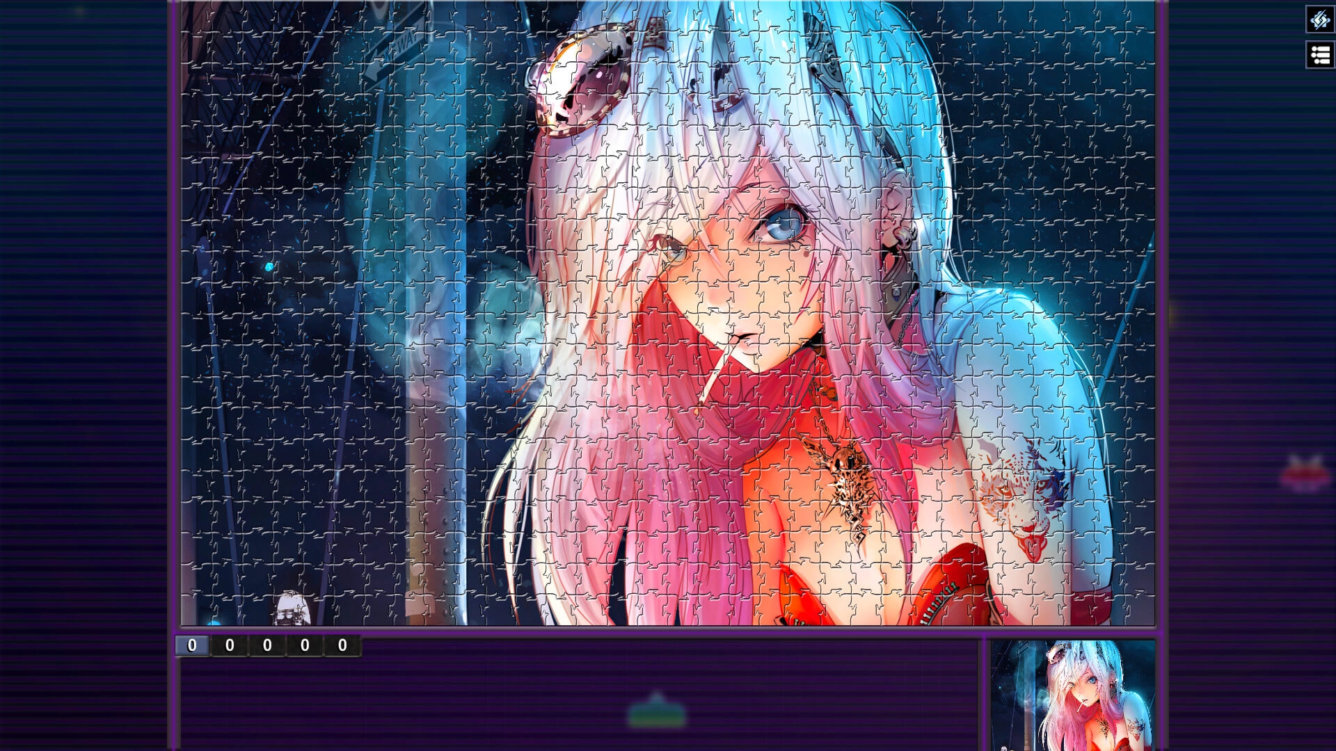 Pixel Puzzles Illustrations & Anime - Jigsaw Pack: Cyberpunk  for sale in Egypt from Games2Egypt