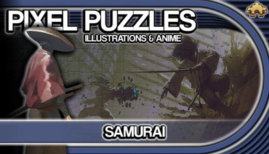 Pixel Puzzles Illustrations & Anime - Jigsaw Pack: Samurai -  for sale in Egypt from Games2Egypt