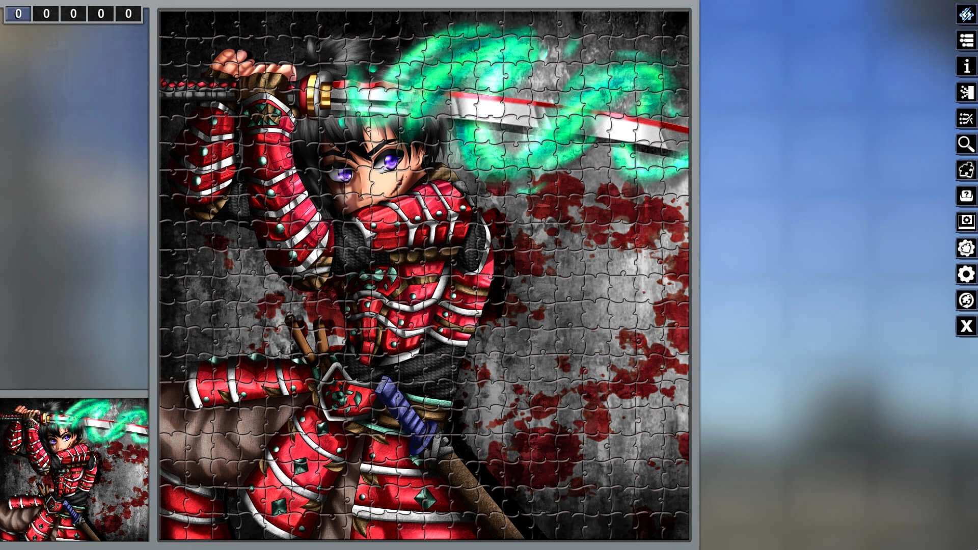 Pixel Puzzles Illustrations & Anime - Jigsaw Pack: Samurai  for sale in Egypt from Games2Egypt