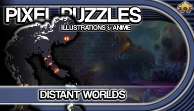 Pixel Puzzles Illustrations & Anime - Jigsaw Pack: Distant Worlds -  for sale in Egypt from Games2Egypt