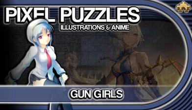 Pixel Puzzles Illustrations & Anime - Jigsaw Pack: Gun Girls -  for sale in Egypt from Games2Egypt