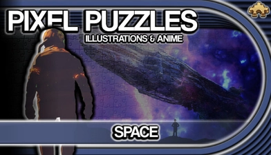 Pixel Puzzles Illustrations & Anime - Jigsaw Pack: Space -  for sale in Egypt from Games2Egypt