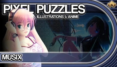 Pixel Puzzles Illustrations & Anime - Jigsaw Pack: Musix -  for sale in Egypt from Games2Egypt