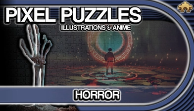 Pixel Puzzles Illustrations & Anime - Jigsaw Pack: Horror -  for sale in Egypt from Games2Egypt