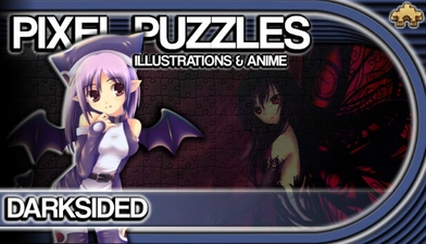 Pixel Puzzles Illustrations & Anime - Jigsaw Pack: Dark Sided -  for sale in Egypt from Games2Egypt