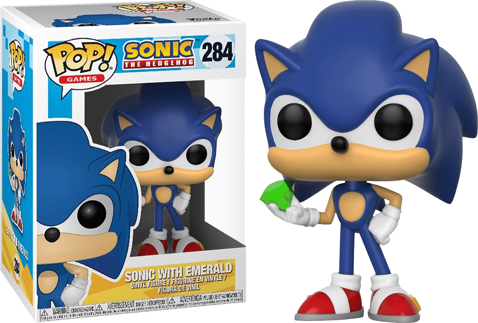 Funko Pop! Games: Sonic w/ Chaos Emerald  for sale in Egypt from Games2Egypt