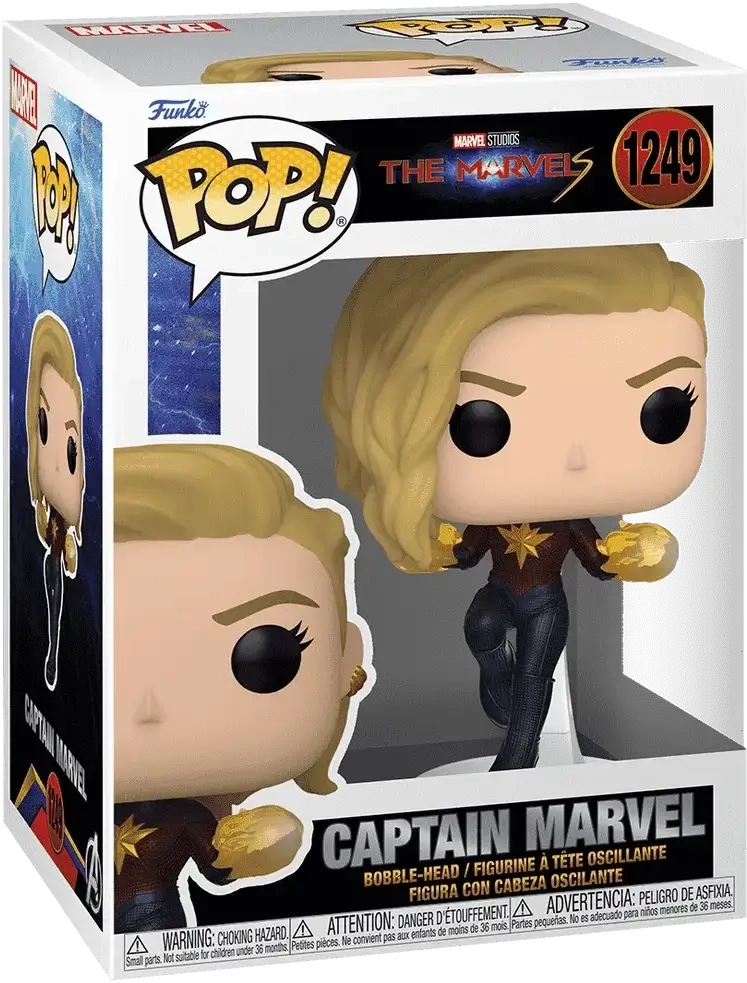 Funko Pop! Marvel Super Heroes - Captain Marvel  for sale in Egypt from Games2Egypt