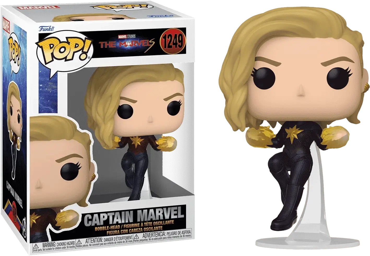 Funko Pop! Marvel Super Heroes - Captain Marvel  for sale in Egypt from Games2Egypt